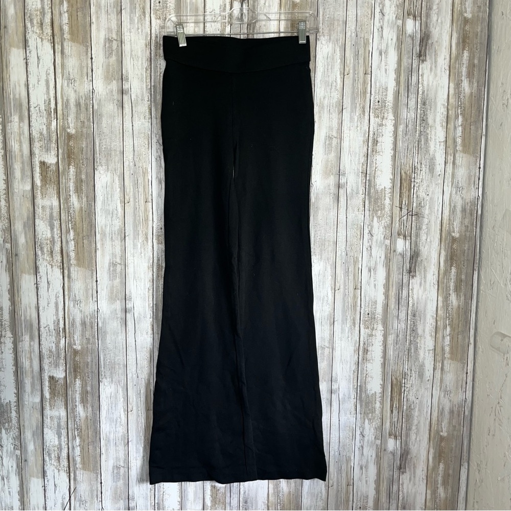Lauren Ralph Lauren Black Wide Leg Pull On Pants XS